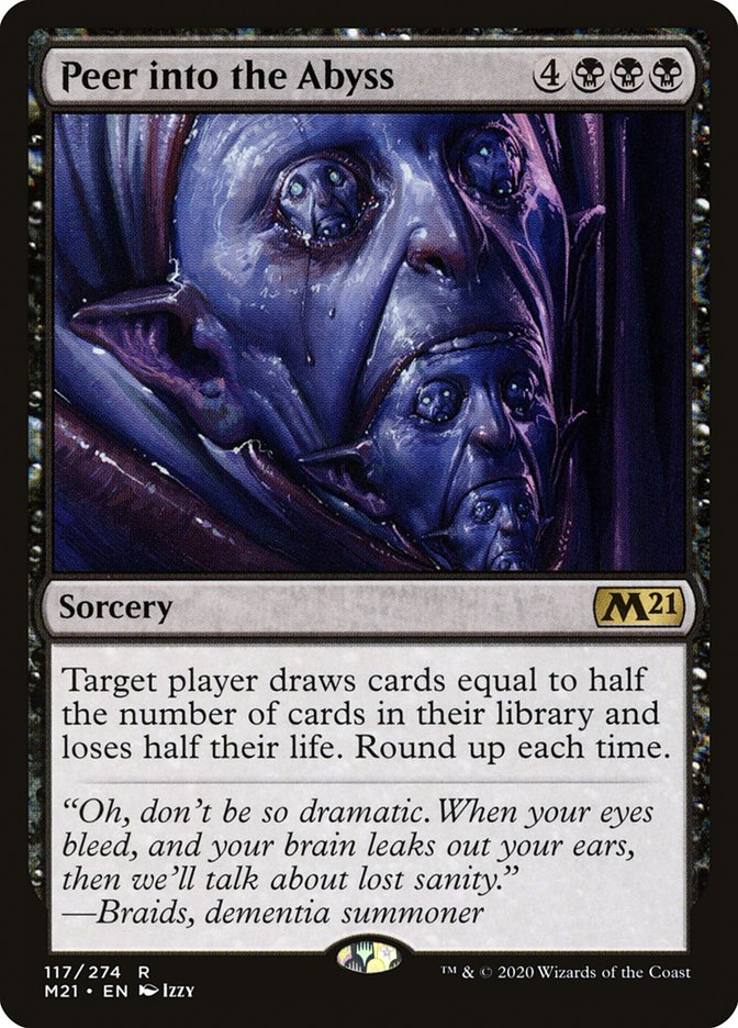 Peer into the Abyss [Core Set 2021] | Odin's Place