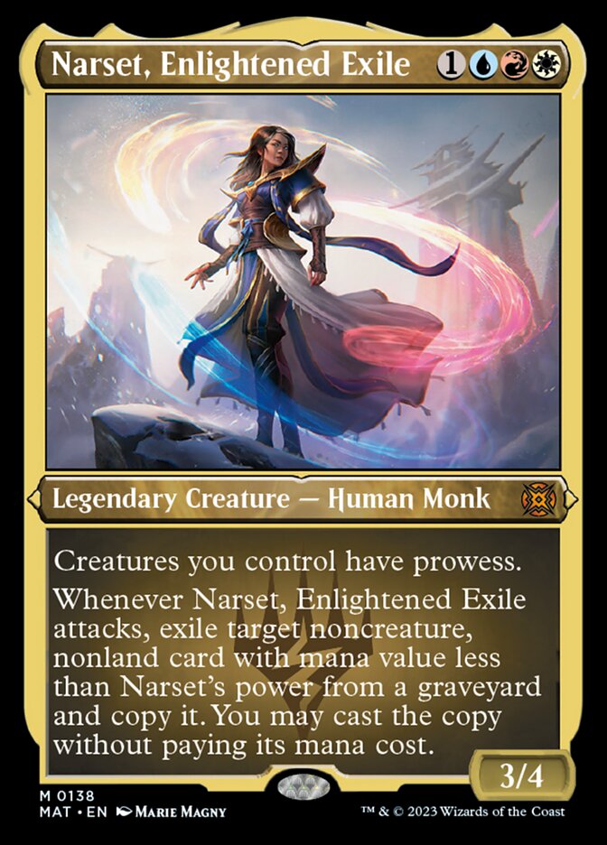 Narset, Enlightened Exile (Foil Etched) [March of the Machine: The Aftermath] | Odin's Place