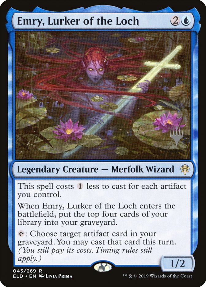 Emry, Lurker of the Loch (Promo Pack) [Throne of Eldraine Promos] | Odin's Place