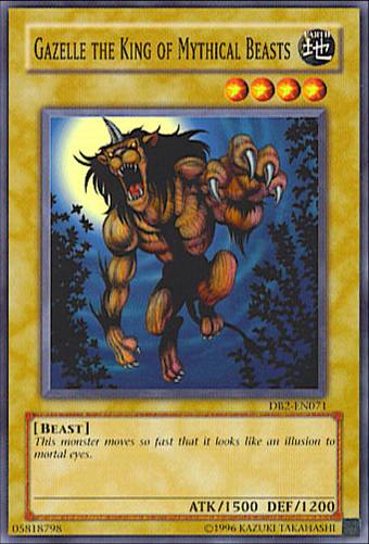 Gazelle the King of Mythical Beasts [DB2-EN071] Common | Odin's Place