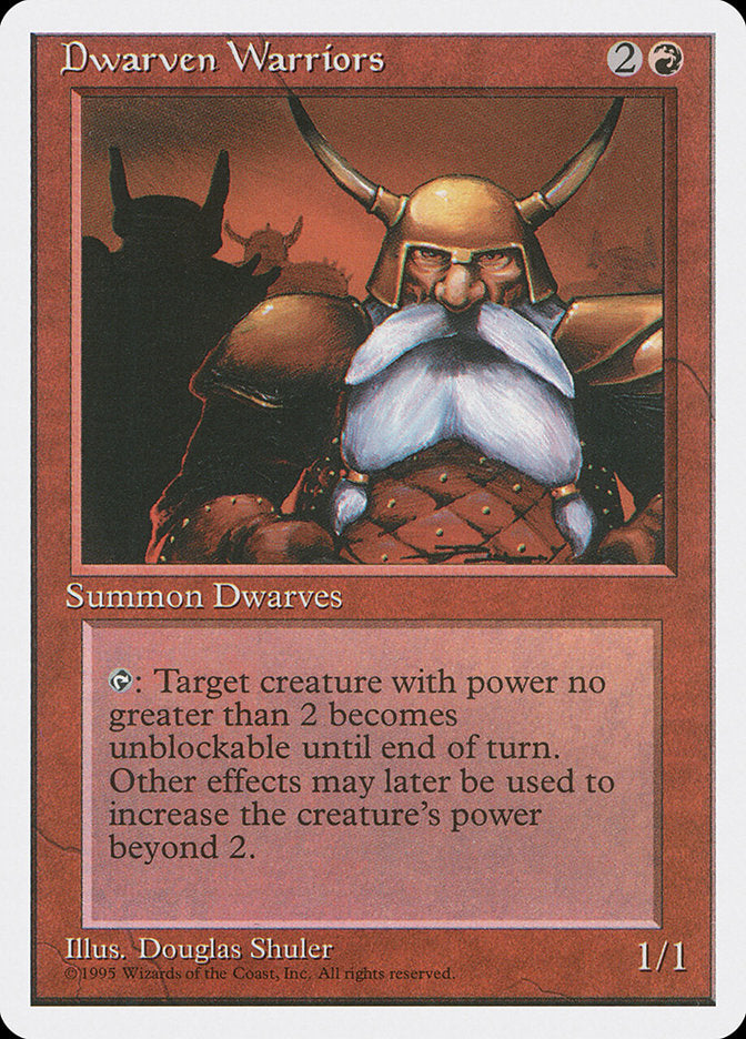 Dwarven Warriors (187) [Fourth Edition] | Odin's Place