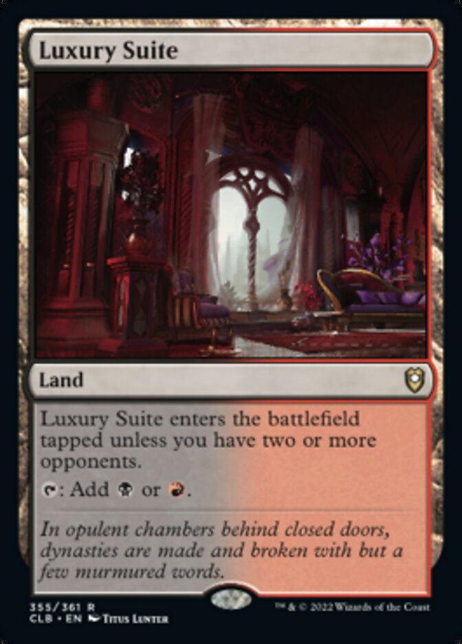 Luxury Suite [Commander Legends: Battle for Baldur's Gate] | Odin's Place