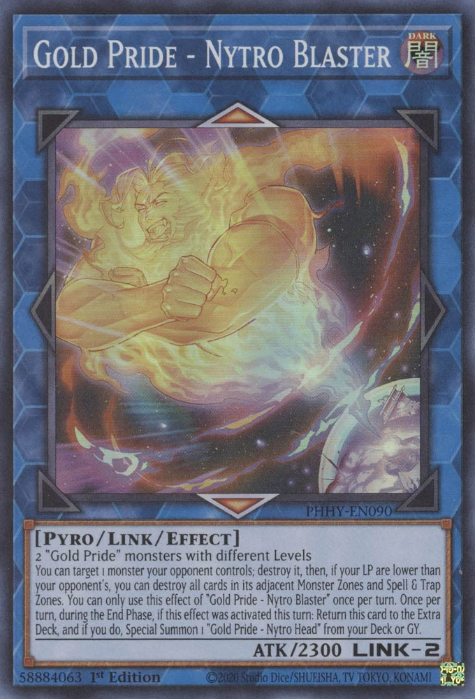 Gold Pride - Nytro Blaster [PHHY-EN090] Super Rare | Odin's Place
