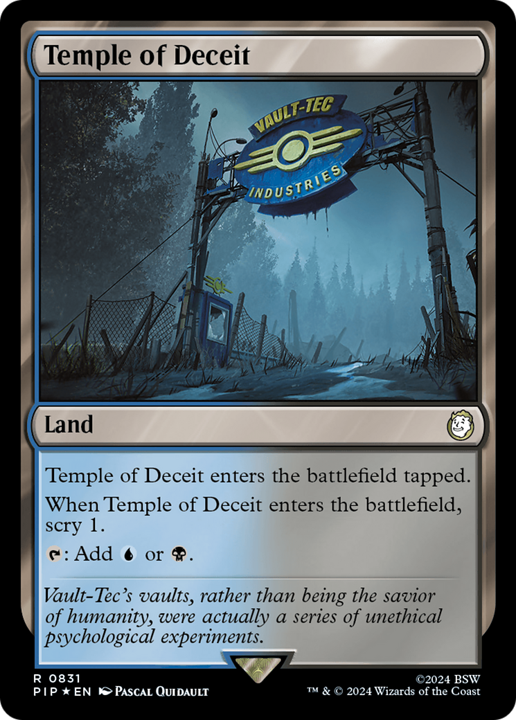 Temple of Deceit (Surge Foil) [Fallout] | Odin's Place