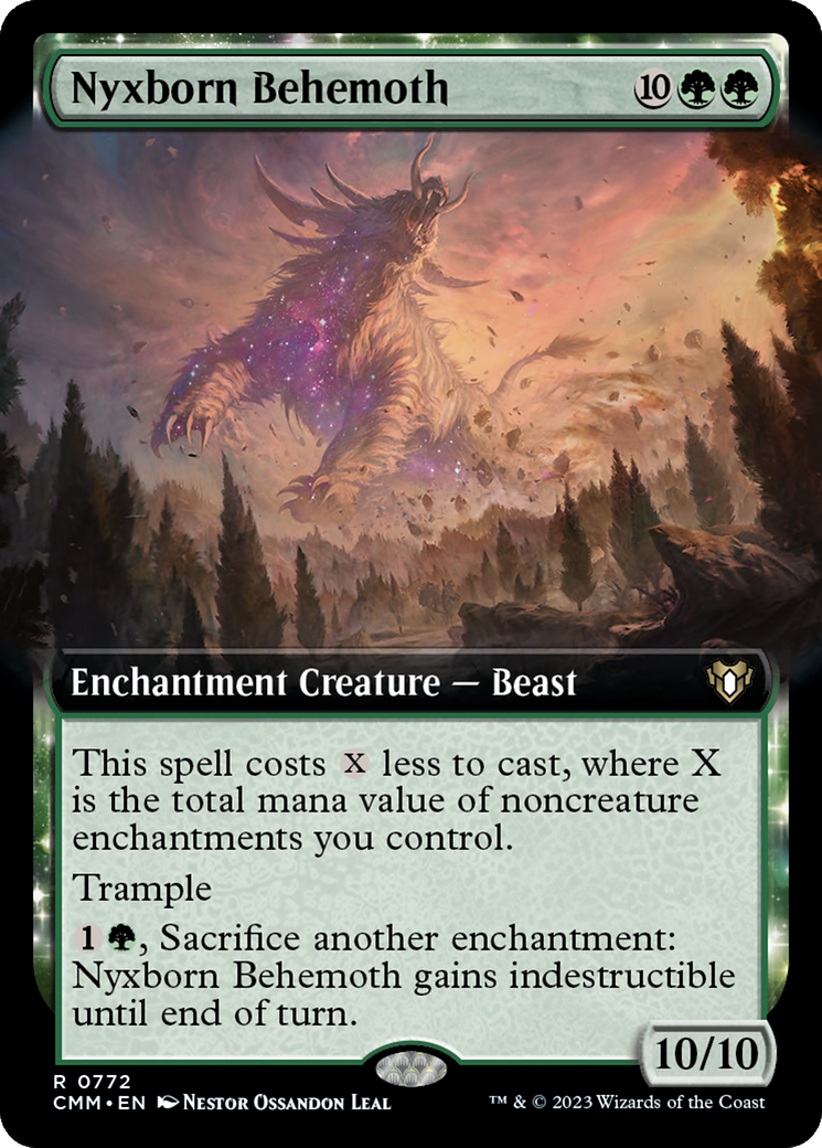 Nyxborn Behemoth (Extended Art) [Commander Masters] | Odin's Place