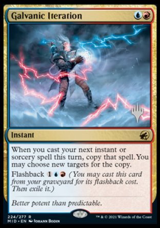 Galvanic Iteration (Promo Pack) [Innistrad: Midnight Hunt Promos] | Odin's Place