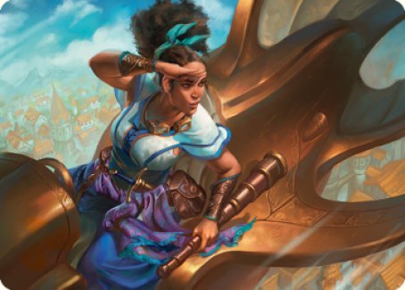 Talas Lookout Art Card [Dominaria United Art Series] | Odin's Place