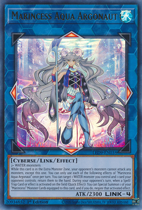 Marincess Aqua Argonaut [LED9-EN034] Ultra Rare | Odin's Place