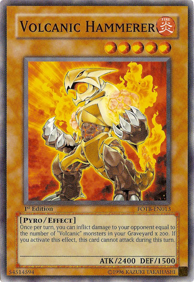 Volcanic Hammerer [FOTB-EN013] Common | Odin's Place