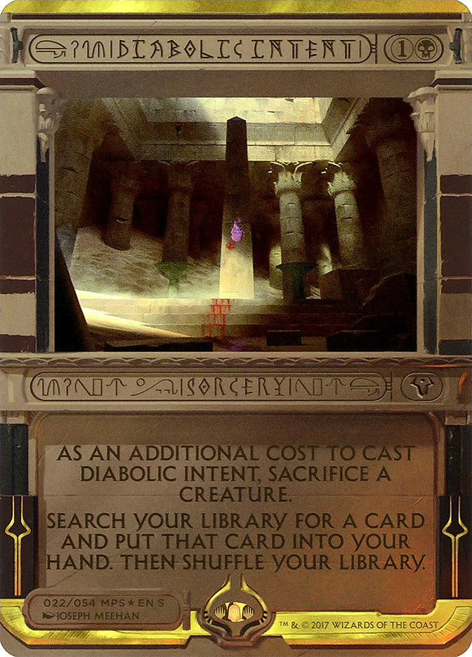 Diabolic Intent (22) (Invocation) [Amonkhet Invocations] | Odin's Place