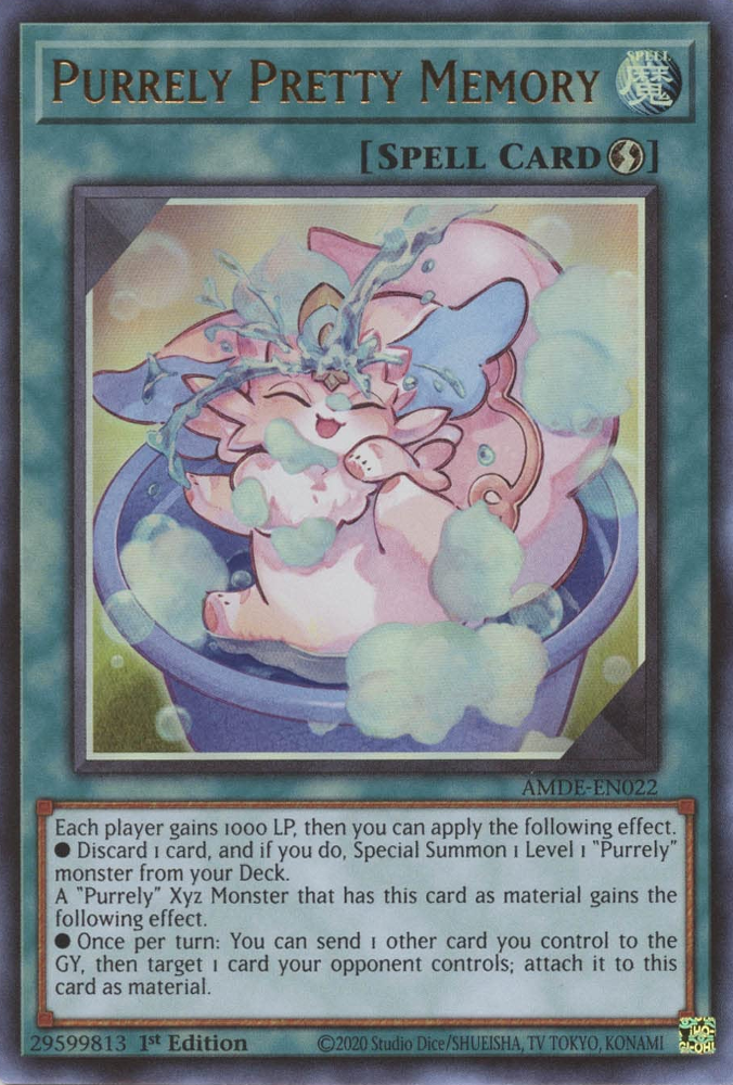 Purrely Pretty Memory [AMDE-EN022] Ultra Rare | Odin's Place