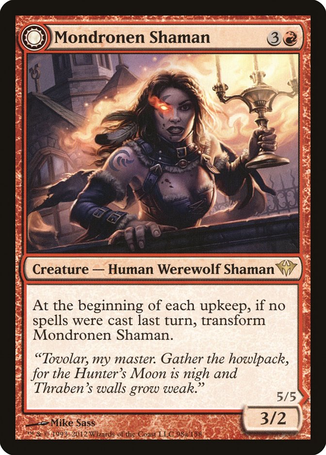 Mondronen Shaman // Tovolar's Magehunter [Dark Ascension] | Odin's Place