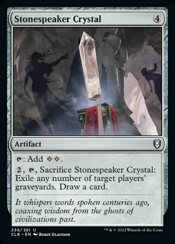 Stonespeaker Crystal [Commander Legends: Battle for Baldur's Gate] | Odin's Place