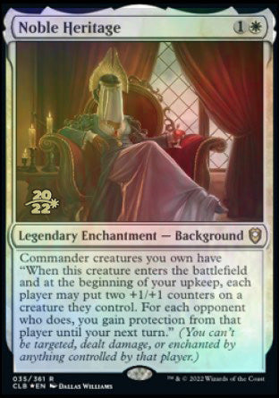 Noble Heritage [Commander Legends: Battle for Baldur's Gate Prerelease Promos] | Odin's Place
