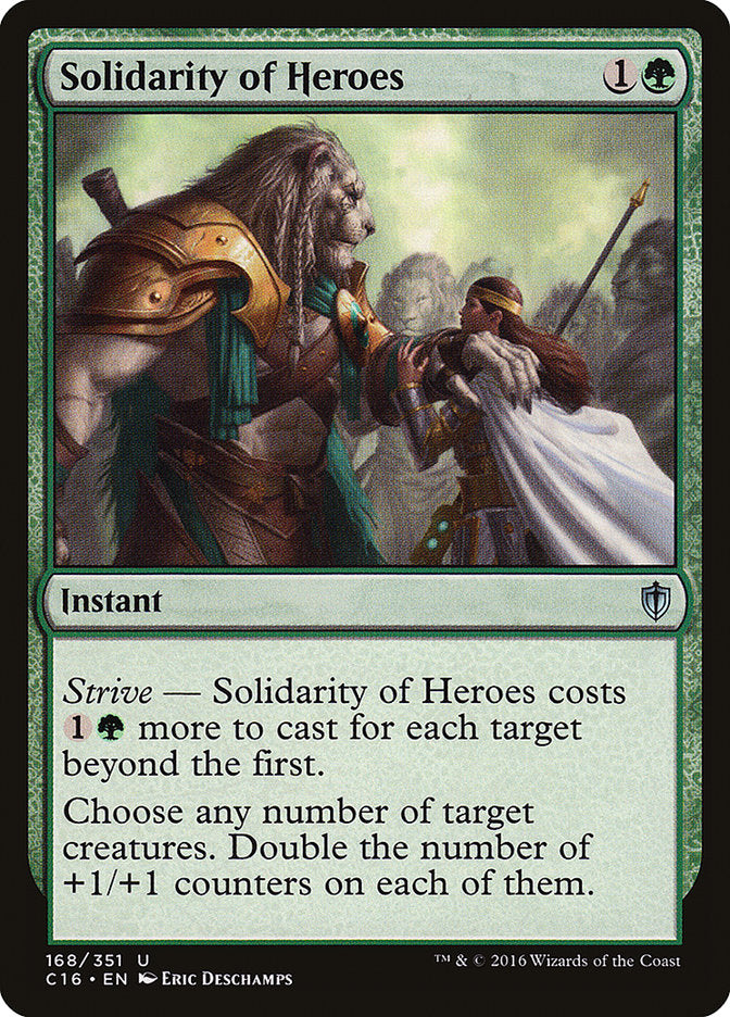 Solidarity of Heroes (168) [Commander 2016] | Odin's Place