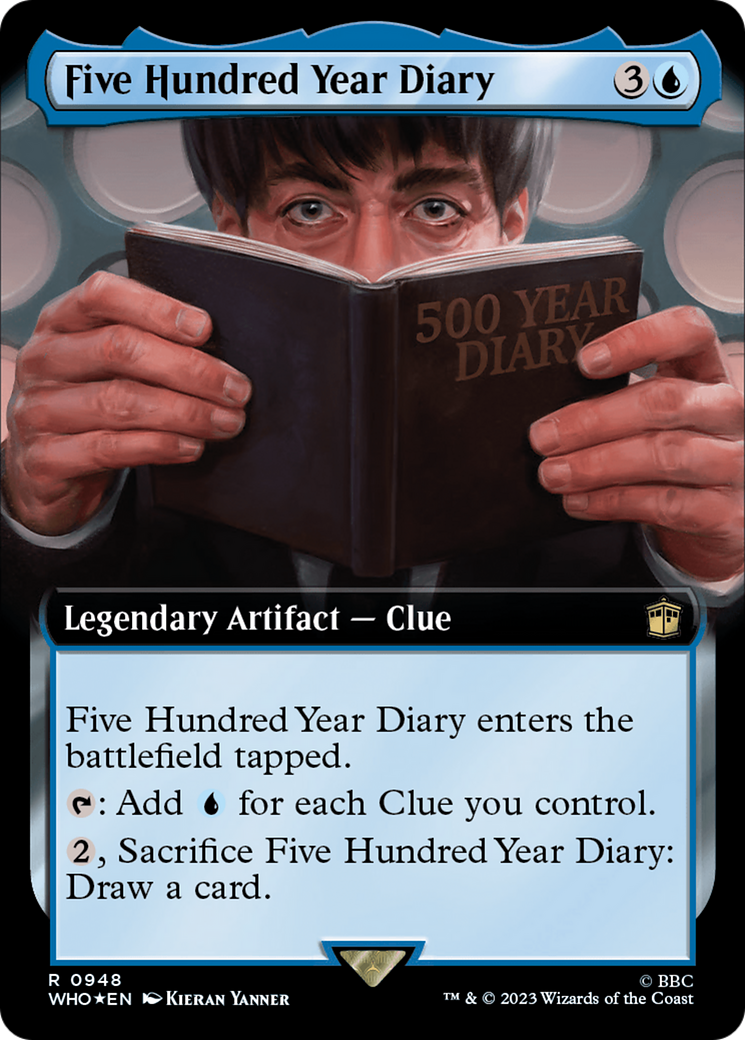 Five Hundred Year Diary (Extended Art) (Surge Foil) [Doctor Who] | Odin's Place
