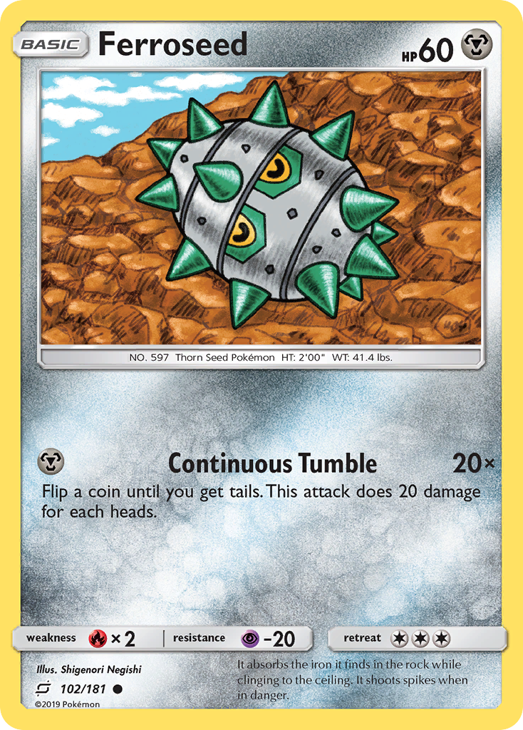 Ferroseed (102/181) [Sun & Moon: Team Up] | Odin's Place
