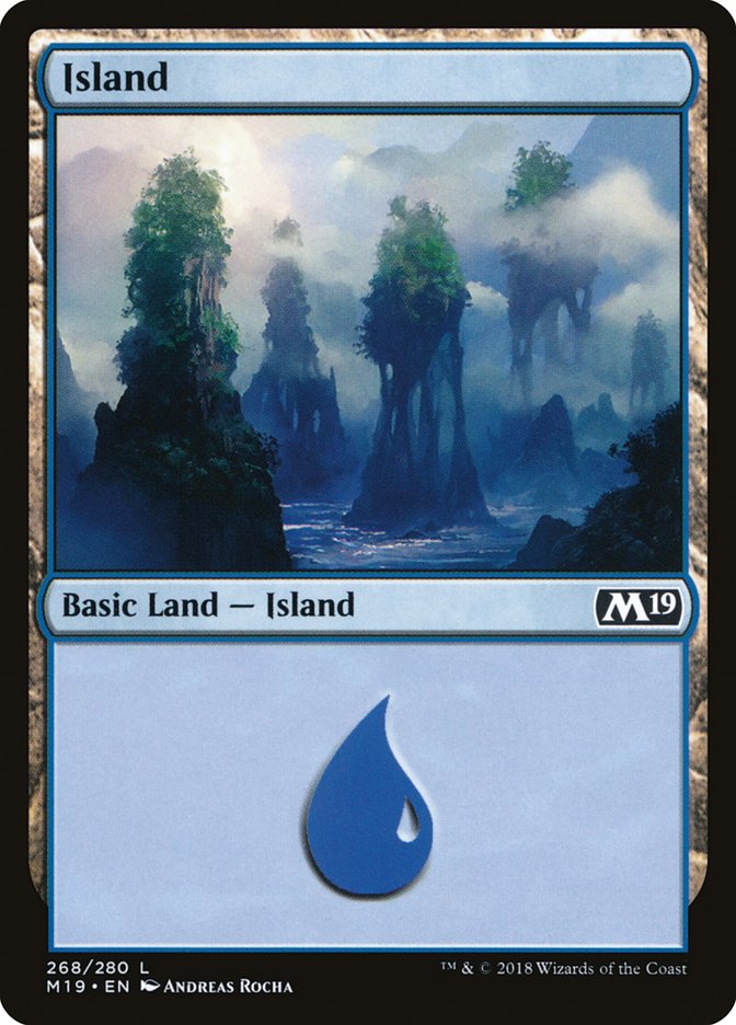 Island (268) [Core Set 2019] | Odin's Place
