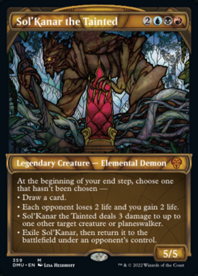 Sol'Kanar the Tainted (Showcase Textured) [Dominaria United] | Odin's Place