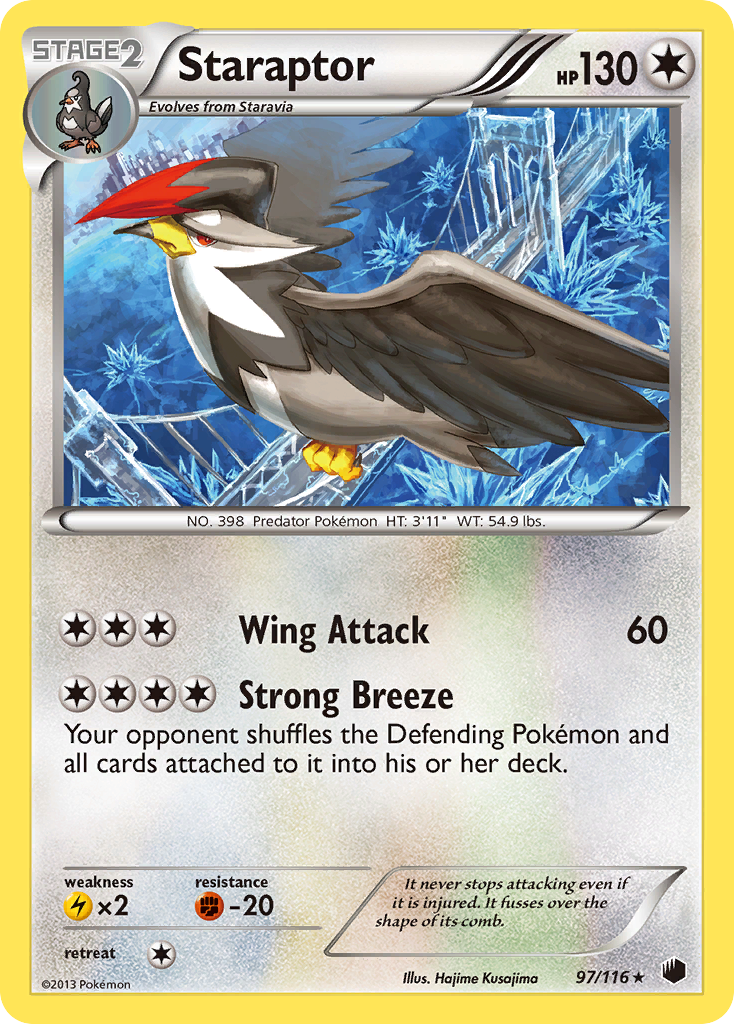 Staraptor (97/116) [Black & White: Plasma Freeze] | Odin's Place