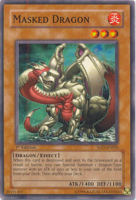 Masked Dragon [SOD-EN026] Common | Odin's Place