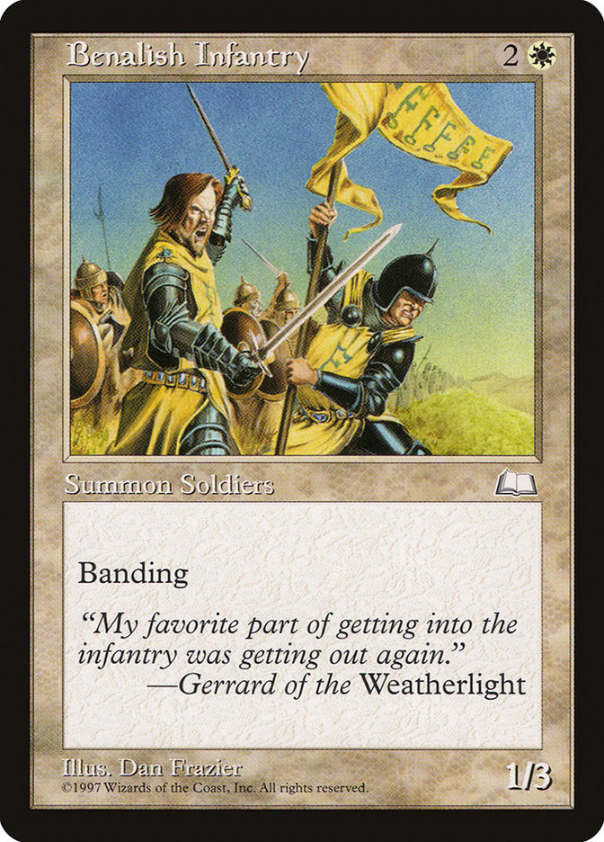 Benalish Infantry (8) [Weatherlight] | Odin's Place