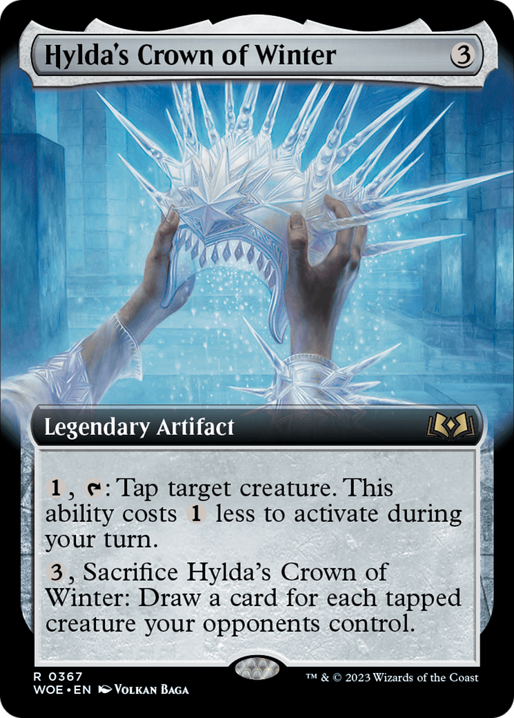 Hylda's Crown of Winter (Extended Art) [Wilds of Eldraine] | Odin's Place