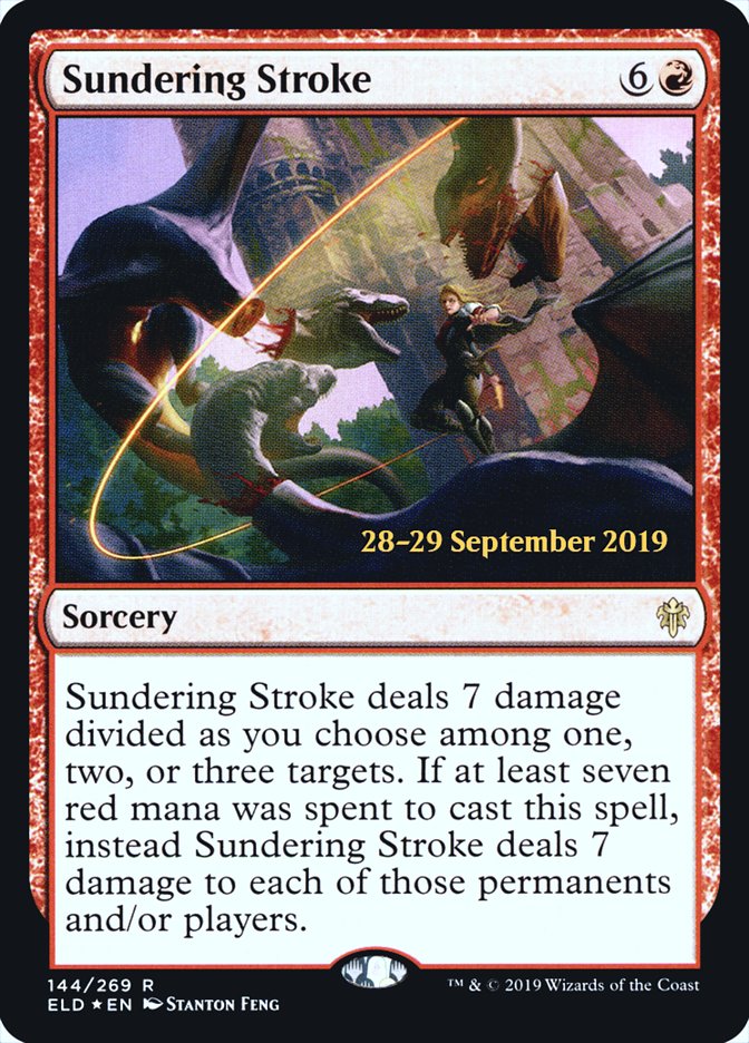 Sundering Stroke [Throne of Eldraine Prerelease Promos] | Odin's Place