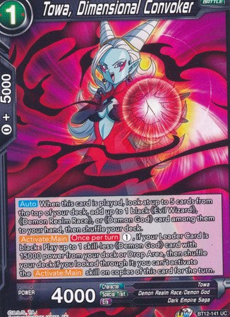 Towa, Dimensional Convoker (BT12-141) [Vicious Rejuvenation] | Odin's Place