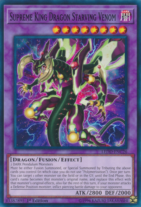 Supreme King Dragon Starving Venom [LEDD-ENC26] Common | Odin's Place