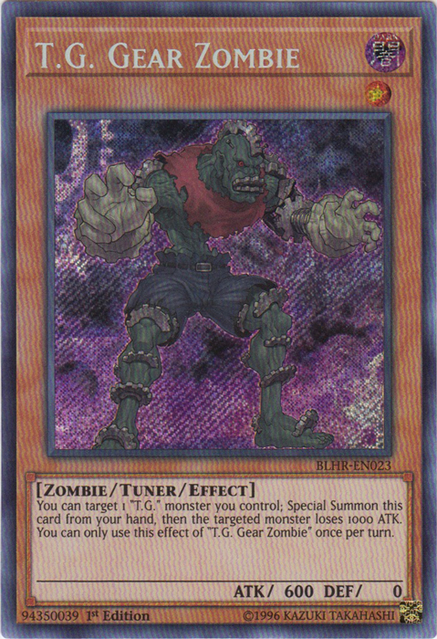T.G. Gear Zombie [BLHR-EN023] Secret Rare | Odin's Place