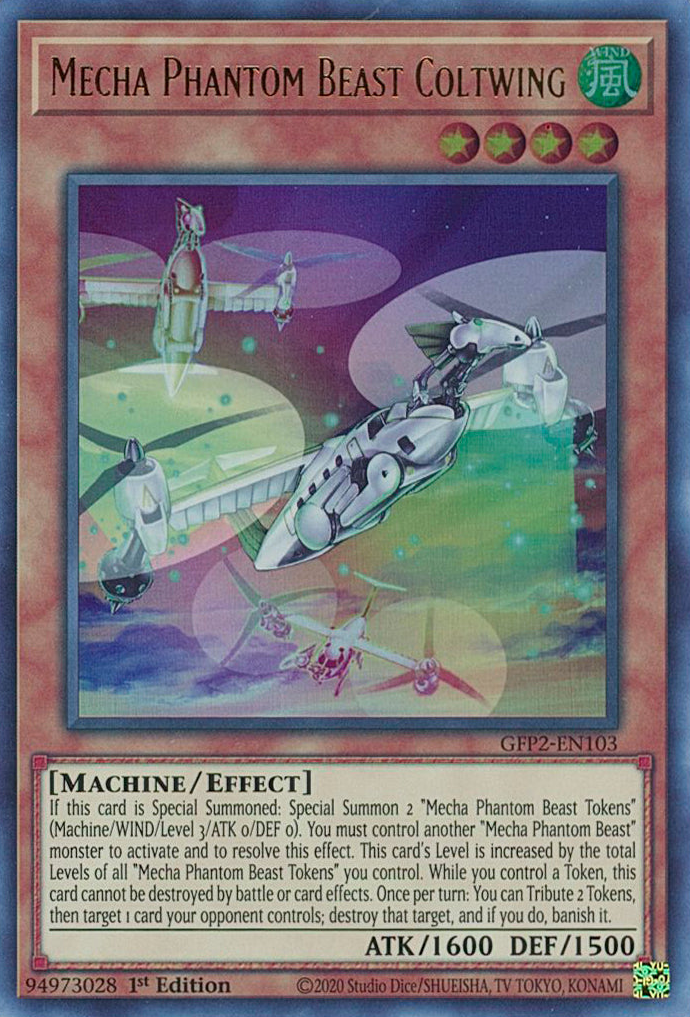 Mecha Phantom Beast Coltwing [GFP2-EN103] Ultra Rare | Odin's Place