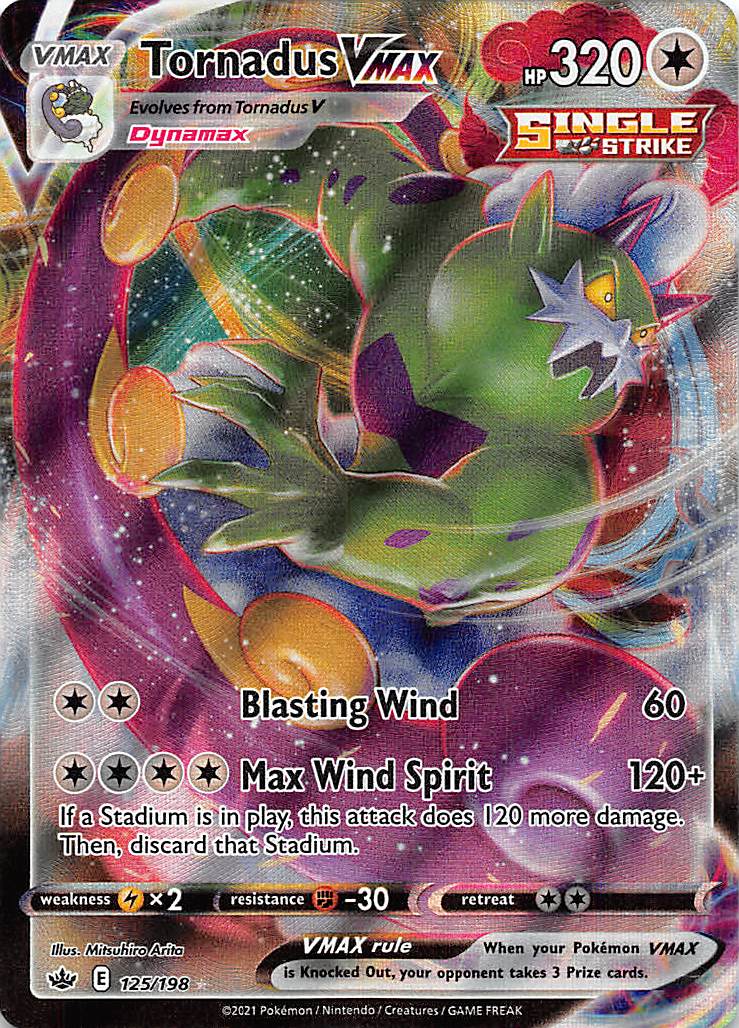 Tornadus VMAX (125/198) [Sword & Shield: Chilling Reign] | Odin's Place