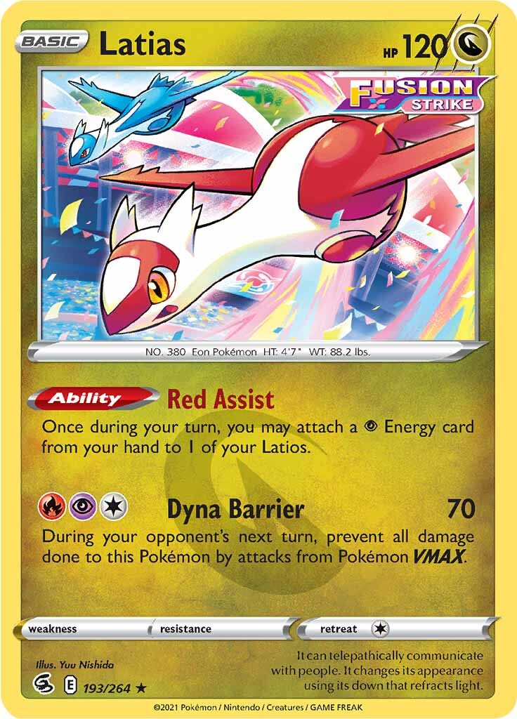 Latias (193/264) [Sword & Shield: Fusion Strike] | Odin's Place
