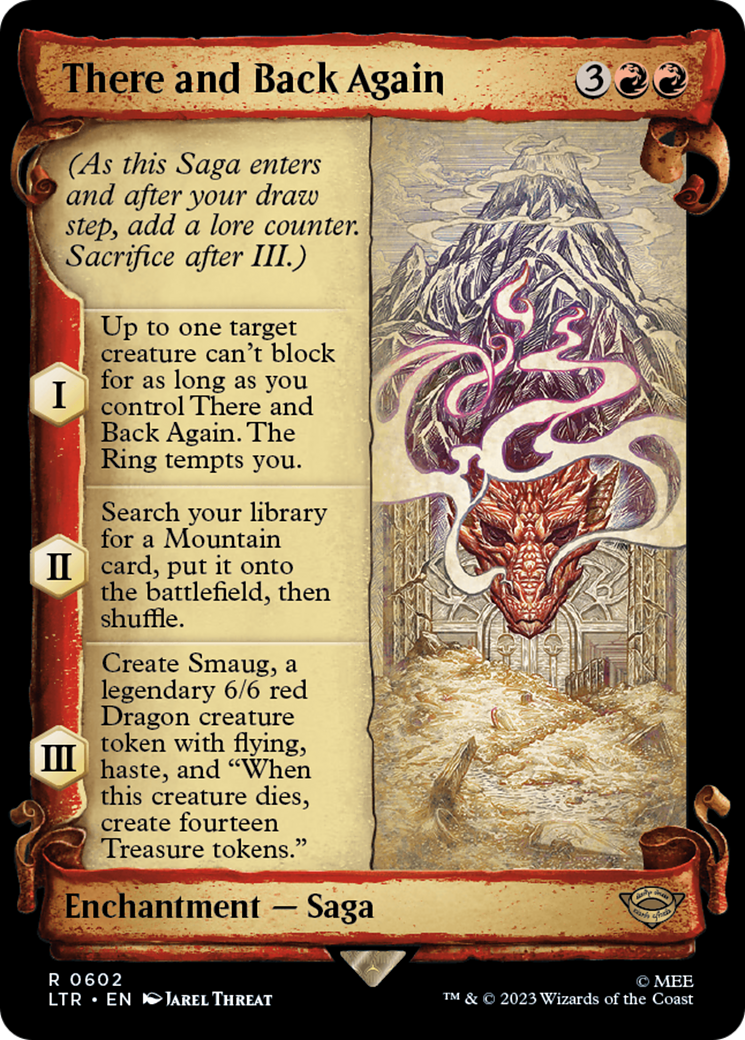 There and Back Again [The Lord of the Rings: Tales of Middle-Earth Showcase Scrolls] | Odin's Place