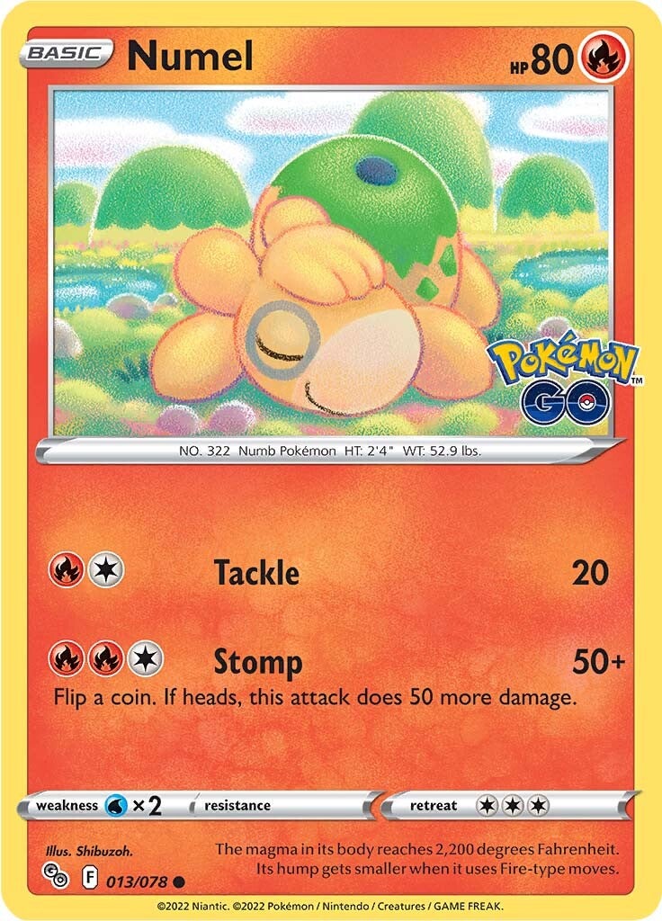 Numel (013/078) [Pokémon GO] | Odin's Place