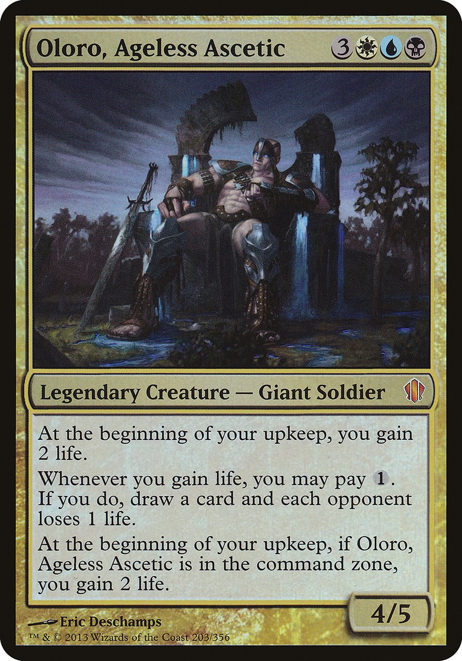 Oloro, Ageless Ascetic (203) (Oversized) [Commander 2013 Oversized] | Odin's Place