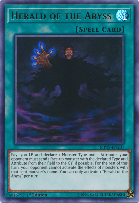 Herald of the Abyss [MP19-EN201] Ultra Rare | Odin's Place