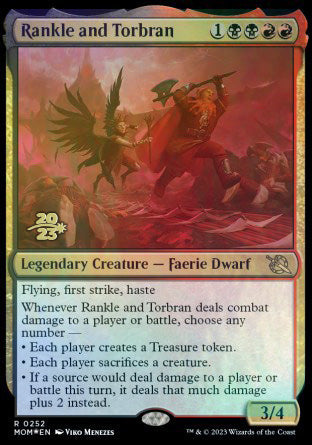 Rankle and Torbran [March of the Machine Prerelease Promos] | Odin's Place
