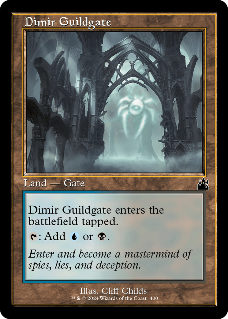 Dimir Guildgate (Retro Frame) [Ravnica Remastered] | Odin's Place