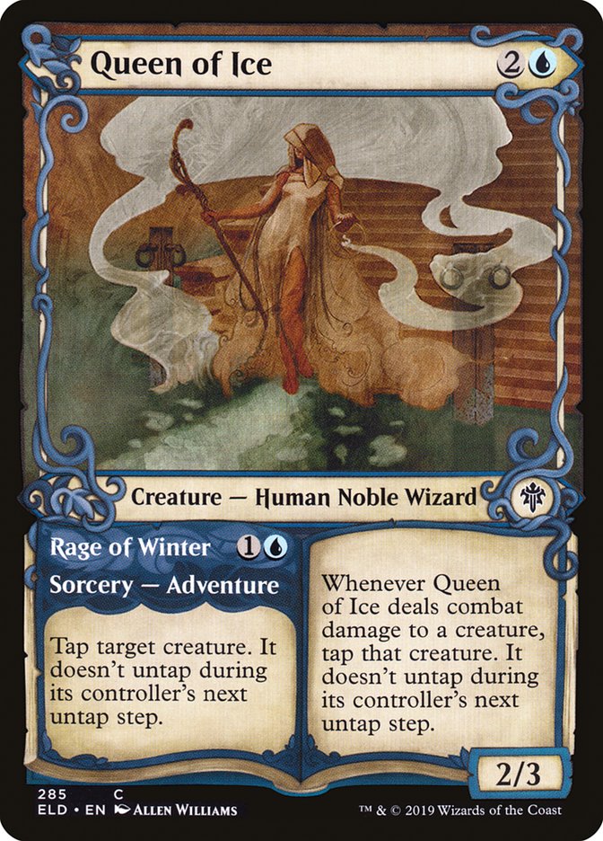 Queen of Ice // Rage of Winter (Showcase) [Throne of Eldraine] | Odin's Place
