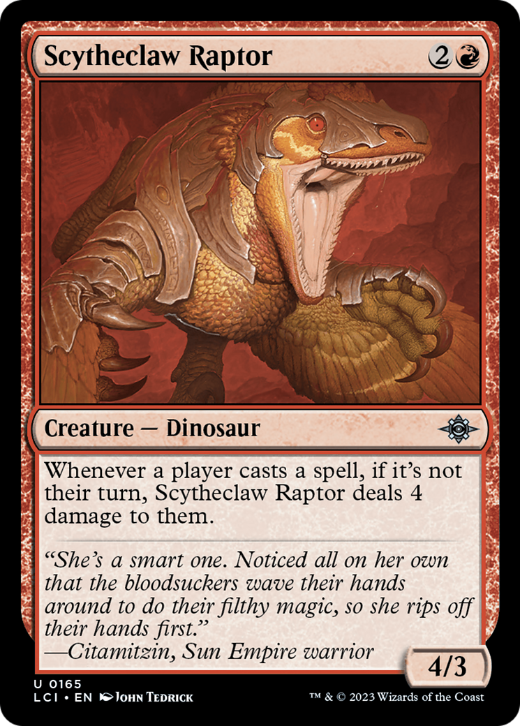 Scytheclaw Raptor [The Lost Caverns of Ixalan] | Odin's Place