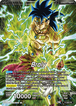 Broly // Broly, Legend's Dawning (Gold Stamped) (P-068) [Mythic Booster] | Odin's Place