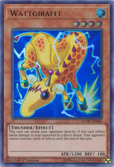 Wattgiraffe [DUOV-EN064] Ultra Rare | Odin's Place