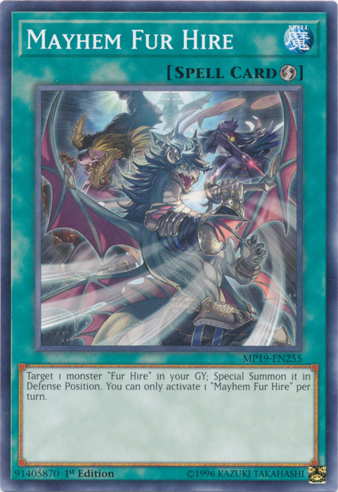 Mayhem Fur Hire [MP19-EN255] Common | Odin's Place