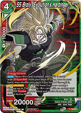 SS Broly, Evolution's Harbinger (P-336) [Tournament Promotion Cards] | Odin's Place