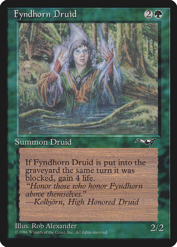 Fyndhorn Druid (Blue Flames) [Alliances] | Odin's Place