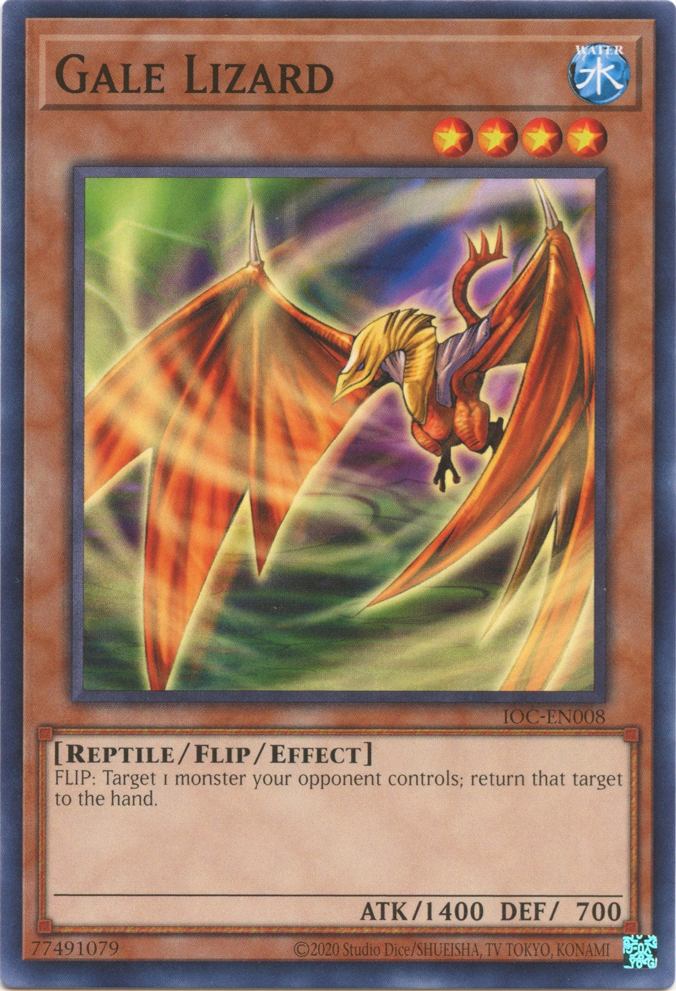 Gale Lizard (25th Anniversary) [IOC-EN008] Common | Odin's Place