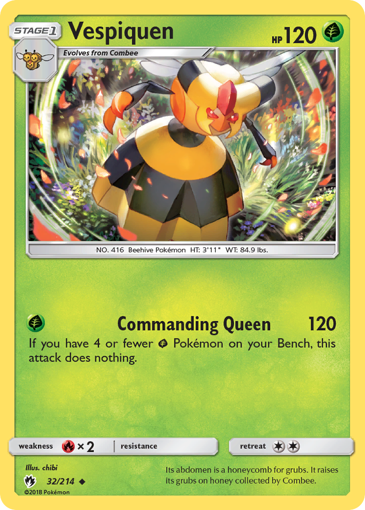 Vespiquen (32/214) [Sun & Moon: Lost Thunder] | Odin's Place