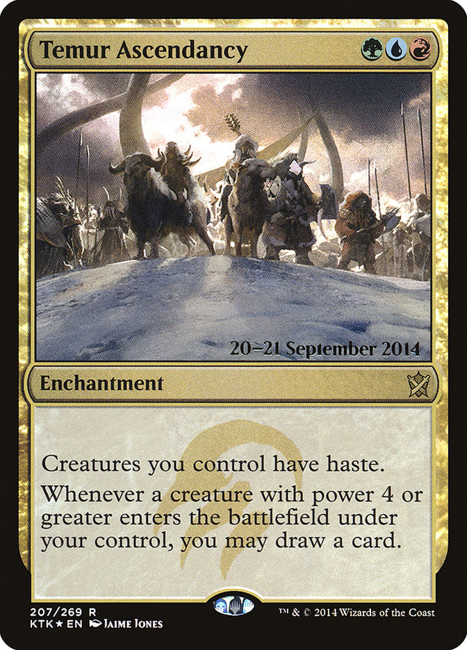 Temur Ascendancy (207) [Khans of Tarkir Prerelease Promos] | Odin's Place